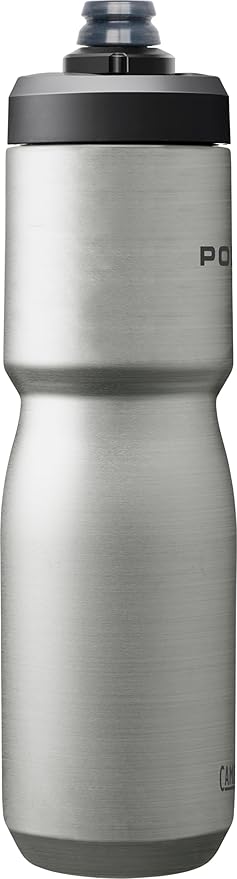 CamelBak Podium Steel Insulated Stainless Steel Bike Water Bottle Stainless, 22oz