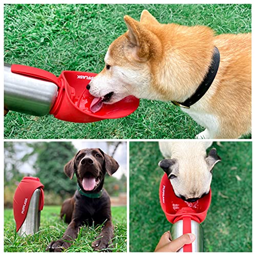 PupFlask Large Dog Water Bottle (27 Fl Oz)