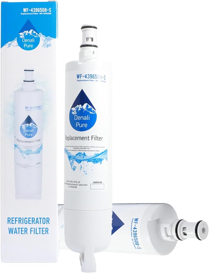 Denali Pure Replacement for Sears/Kenmore 10656612500 Refrigerator Water Filter - Compatible with Sears/Kenmore 46-9010, 46-9902, 46-9908 Fridge Water Filter Cartridge