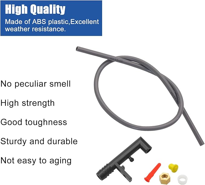 4079 Humidifier Feed Tube Assembly Kit with Nozzle, Sleeve Nut, Orifice, Strainer for 500 Series Compatible with Humidifier 110, 220, 500, 500A, 500M, 550, 550A, 558 - AquaVibe