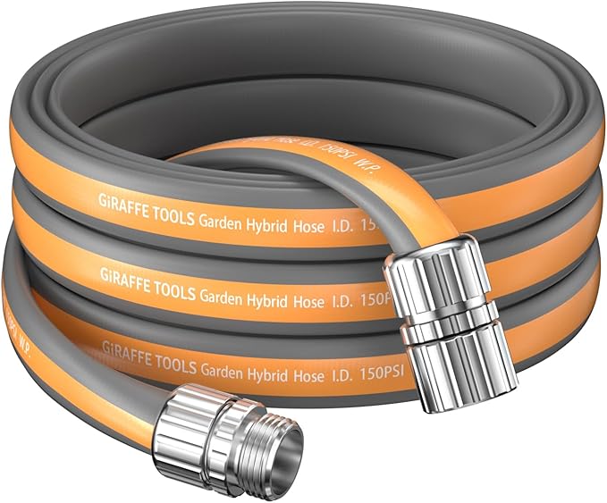 Giraffe Tools Garden Hose 25FT, 5/8