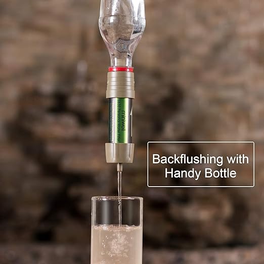 Miniwell Filter Straw Water Purification System for Hiking, Camping and Survivalism - TUV Approved Mini Water Filter with 99.9% Bacteria Elimination Rate