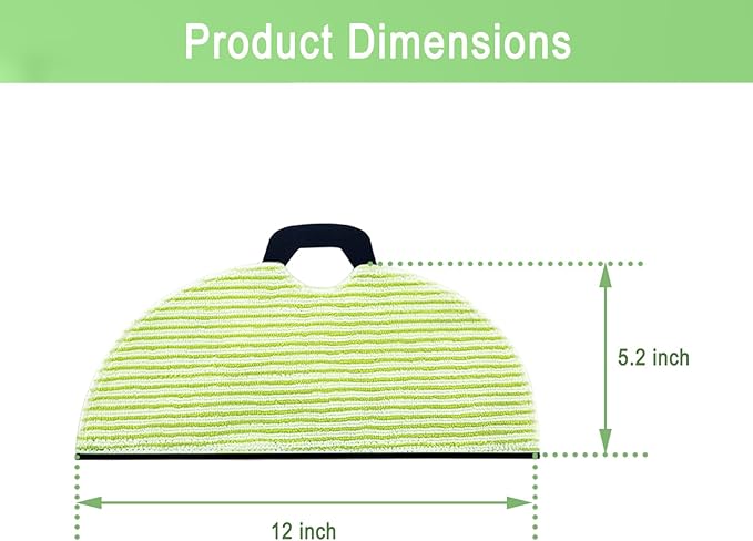 8 Pack RV2610WA Vacuum Mop Replacement Pads for Shark RV2610WA AV2610WA RV2620WD AV2620WD RV2610WD RV2610WD RV2610WFUS RV2410WD AI Ultra 2- in-1 Robot Vacuum Cleaner - AquaVibe
