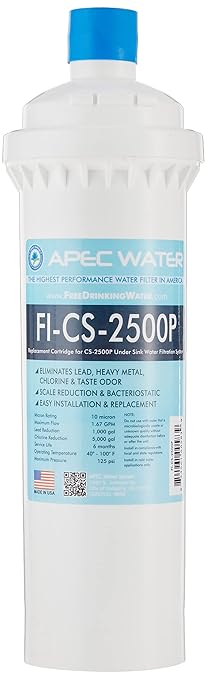 APEC Water Systems FI-CS-2500P Replacement Filter for CS-2500P Water Filtration System