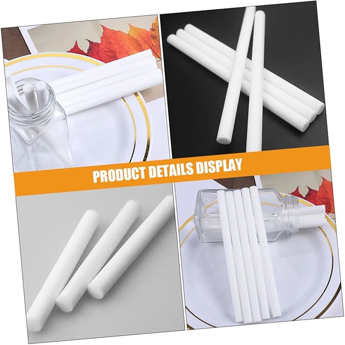 Unomor 50pcs Humidifier Cotton Swab Replacement Aroma Sticks Diffuser Stick Replacements Essential Oil Absorbing - AquaVibe