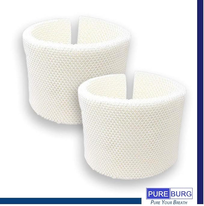 PUREBURG MAF1 Humidifier Wick Filter Compatible with Kenmore EF1 14906 42-14906 Emerson MAF1 MAF-1 Fits Kenmore 14410 14411 14906 15412 29979 29980 Emerson MA-0950 1200 1201 09500 12000,2-Pack - AquaVibe