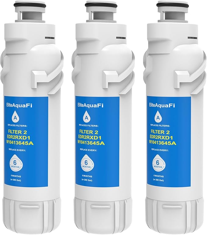 EDR2RXD1 Compatible with W104136-45A Filter 2 P9WB2L P9RFWB2L (3 Pack) - AquaVibe