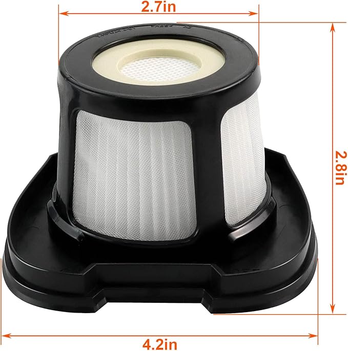 3 Pack Handheld Vacuum Filter for Bissell Pet Hair Eraser Lithium Ion Hand Vacuum filter Replacement 2390 2390A 2389 2579 2284W Replaces 1614203 1614212 1614204 with 1 Little Brush for Gift - AquaVibe