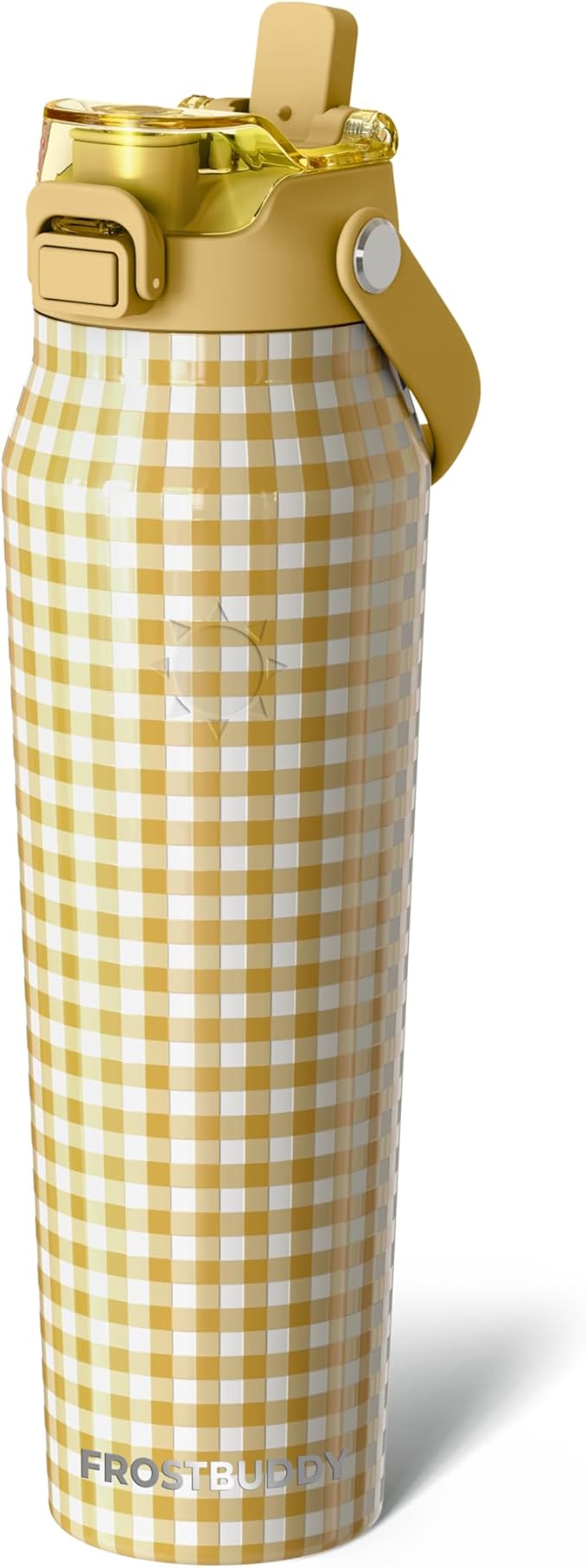Frost Buddy 32oz Insulated Water Bottle with Straw & Chug Lid | Leak-Proof Stainless Steel | 24-Hours Cold | Sweat-Proof, Cup Holder Friendly | Ideal for Gym, Travel, Sports & Everyday Hydration