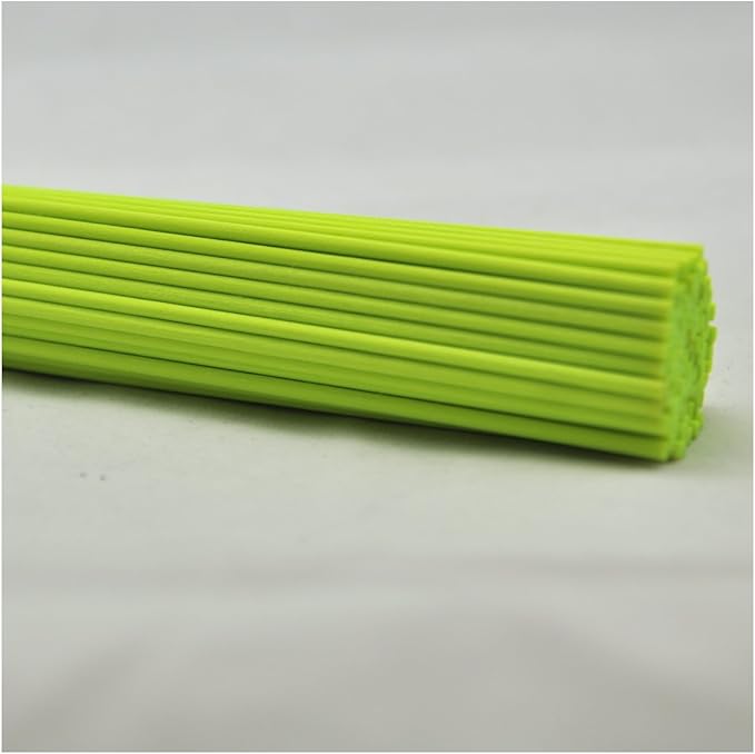 100 Pieces Fiber Reed Diffuser Replacement Refill Sticks (12" x 3mm, Fluorescent Green) - AquaVibe