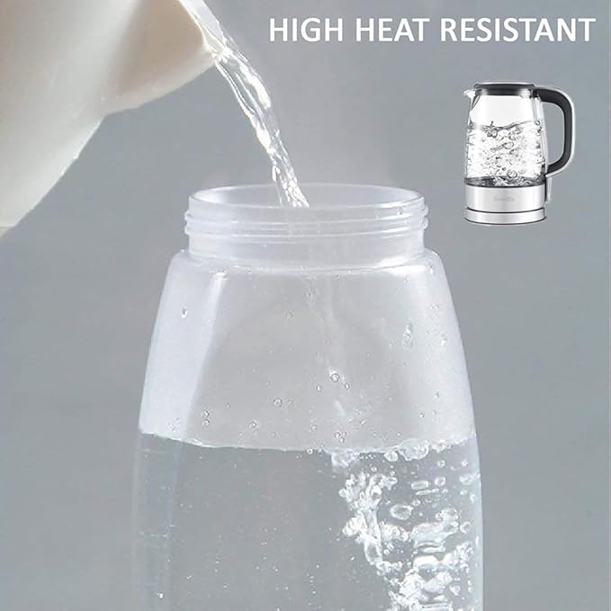 One-Touch Airtight Pitcher with Lid, 2.3QT (74oz) – Heat Resistant, Leakproof Quickpour Jug for Hot & Cold Drinks, Coffee, Tea, Water, Space-Saving, Dishwasher Safe, Made in Japan