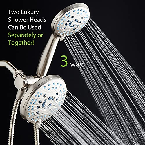 AquaCare 50 mode High Pressure 7 inch Shower Head Combo w