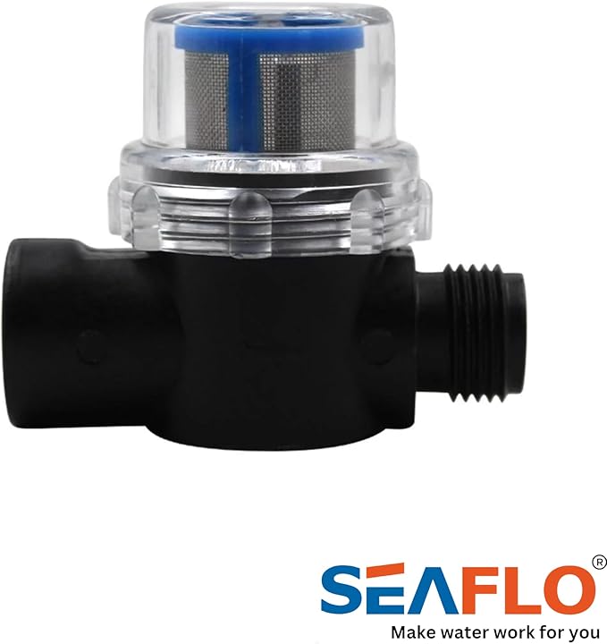 SEAFLO 51S01 Strainer - 1/2" NPSM Inlet/Outlet (04-Pack)