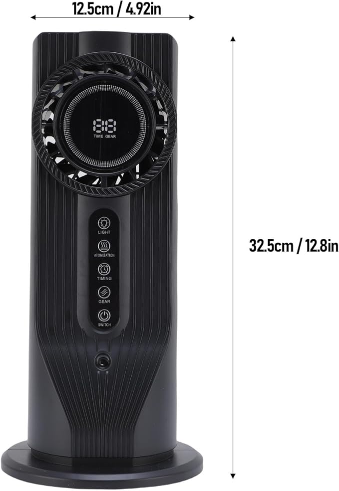 Portable Air Conditioner, 6 Speeds Personal Cooling Fan, Air Conditioner Humidifier with 6H Timer, 3 in 1 Air Cooler Humidifier for Room Office Camping