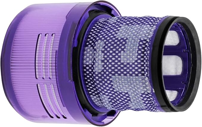 2-Pack Premium True HEPA Replacement Filters Compatible with Dyson V15 Filter, Dyson V11, V15 Absolute/Submarine, V11 Animal, V11 Completed/Absolute, V11 Filter with Trigger Clamp, Part no. 970013-02 - AquaVibe
