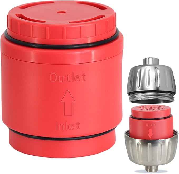 Heavy-duty Strawberry-Fragrant Shower Filter Replacement Cartridge.Compatible with SF500 & SF400.Reduce Hard Water| Chlorine | Chemical.For Hair Loss & Skin Allergies.Tylola MAX Model