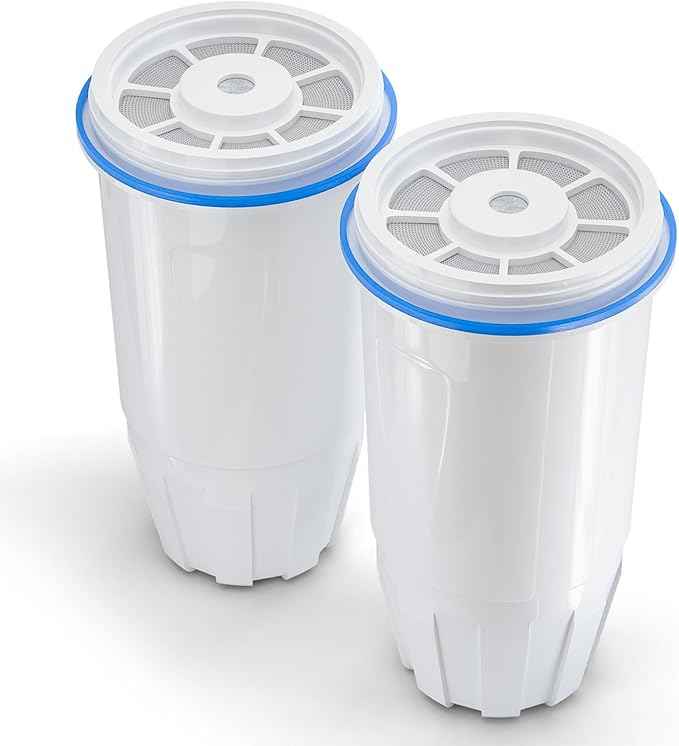 Water Filter Replacement 5-Stage Fit for Zero 32 Cup Dispenser and Pitcher Filter, Compatible with Zero Filter 2 Pack, ZR-001 ZR-017 ZR-004 ZP-006 ZD-013 ZS-008, Reduce Lead, By BOGDA
