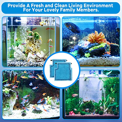 9 PCS Aquarium Filter Cartridge Compatiable with Aqua (9 Count)