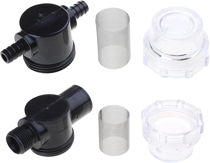 Water Strainer, 1/2Inch Hose Barb in-Line Strainer Twist-On Sprayer Filter for Water Campers Boats