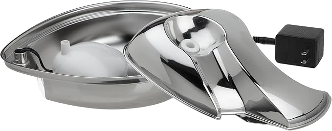 Pioneer Pet Stainless Steel Fountain Raindrop Design