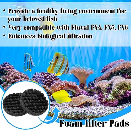 1 Pack Aquarium Filter Pads Bulk Compatible with Fluval Fx4