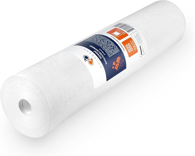 Aquaboon 5 Micron 20 x 4.5 Whole House Sediment Filter Cartridge 20 inch Water Filter Replacement Compatible with DGD-5005-20, FP25B, AP810-2, 10-Pack