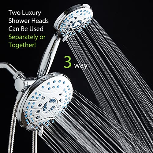 AquaCare 50 mode High Pressure 7 inch Shower Head Combo w