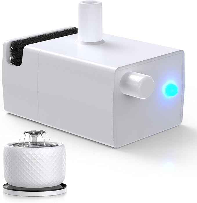 118oz/3.5L Smart Cat Water Fountain with App Control, Kitty spout cat Water Fountain, Ultra Quiet Pet Water Fountain for Cat Indoor, 2.4GHz Wi-Fi (Pump)