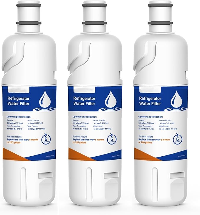 Compatible with EDR2RXD1, Replacement for W10413645A, Kenmore 46-9082, 9082, 46-9903 KAD2RXD1 Water and Ice, 3 Pack(Packaging May Vary) - AquaVibe