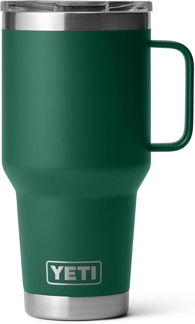 YETI Rambler 30 oz Travel Mug, Stainless Steel, Vacuum Insulated with Stronghold Lid