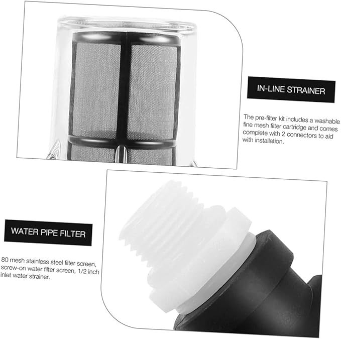 Star Hose Filter Attachment Line Water Hose Filter, Garden Pressure Washer Inlet for RV Camping Car Wash Water