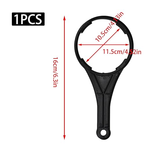 Water Filter Wrench for Big Blue Style Filter Housings Easy-Grip Design for Tightening and Loosing Water Filters, Universal Fit for 2.5'' Width Filters Cartridges