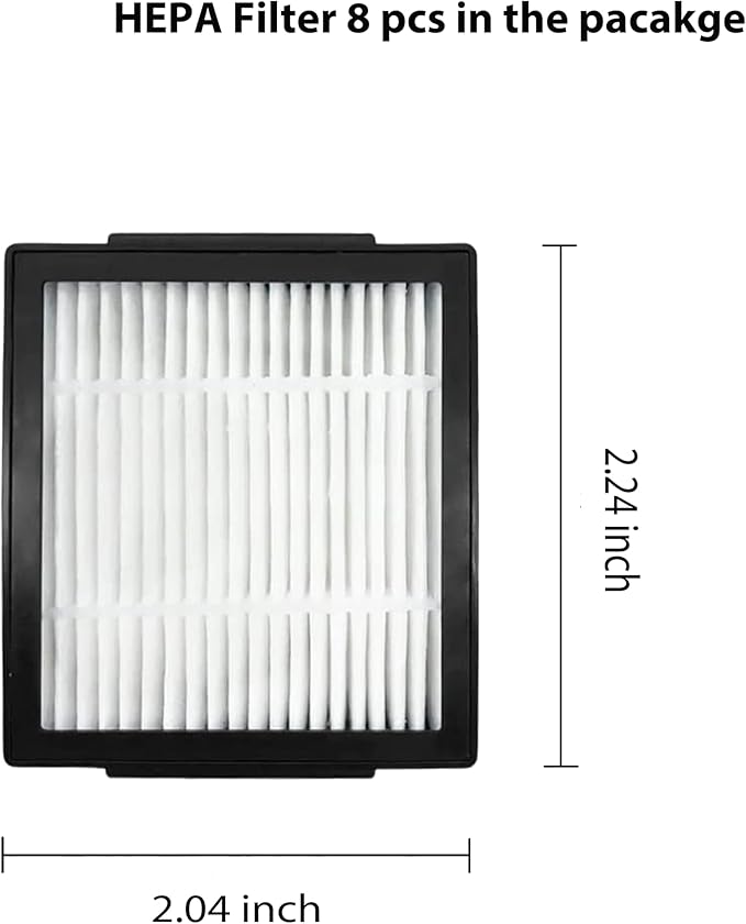 Replacement Parts Accessories Specific for iRobot Roomba Combo 10 Max J9 J7+/Plus Vacuum Cleaners :Microfiber Moping Pad X2 Side Brush X8 Filter X8 Roller Brush X8 - AquaVibe