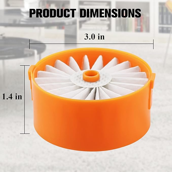 Filter Replacement for Black & Decker Powerseries Extreme Cordless Stick Vacuum Cleaner Fit for BSVF1 BSV2020 BSV2020G and BSV2020P. Replace Part # N665227, 6 * BSV2020G Filters By Improvedhand - AquaVibe