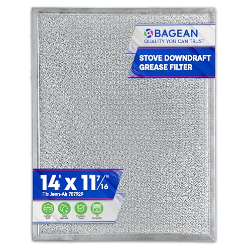 Downdraft Stovetop Filter Replacement 14” x 11.4” 707929 Compatible with Jenn Air Filter Downdraft