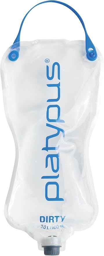 Platypus QuickDraw Ultralight 3 Liter Backpacking Gravity Water Filter System