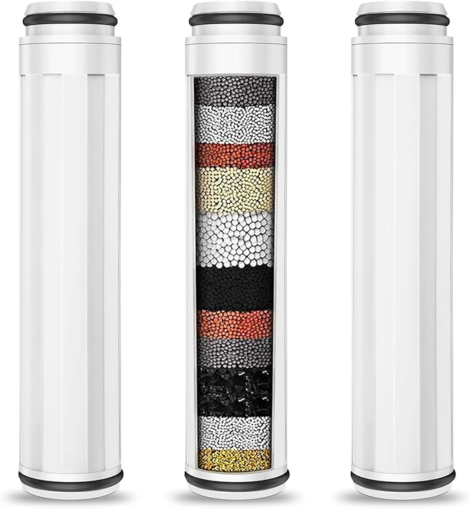 3 PACK Water Replacement Filter for Shower Head,Replacement Filter Replacement Shower Head Filter Cartridge Compatible with FEELSO Handheld Showerhead