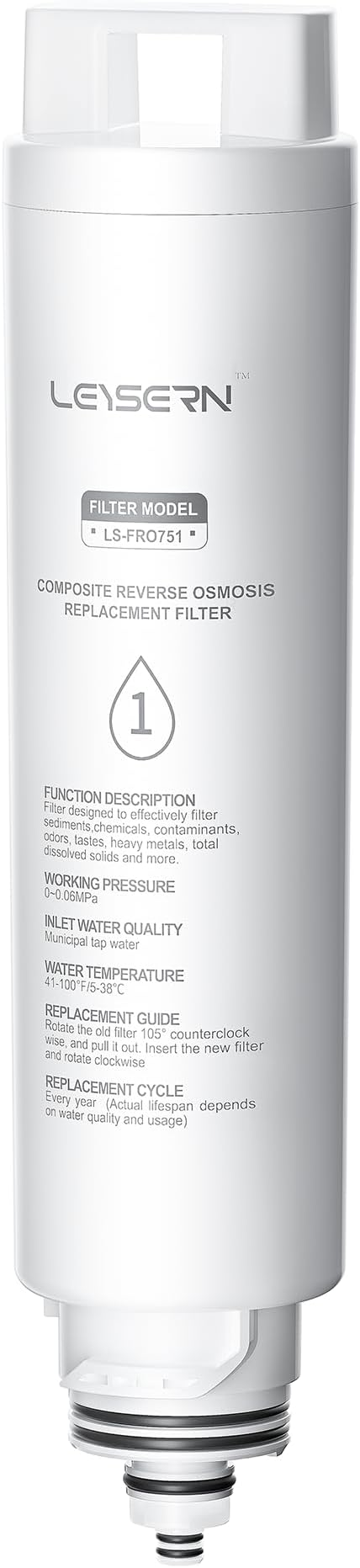 Reverse Osmosis System Countertop Replacement Filter LS-FRO751