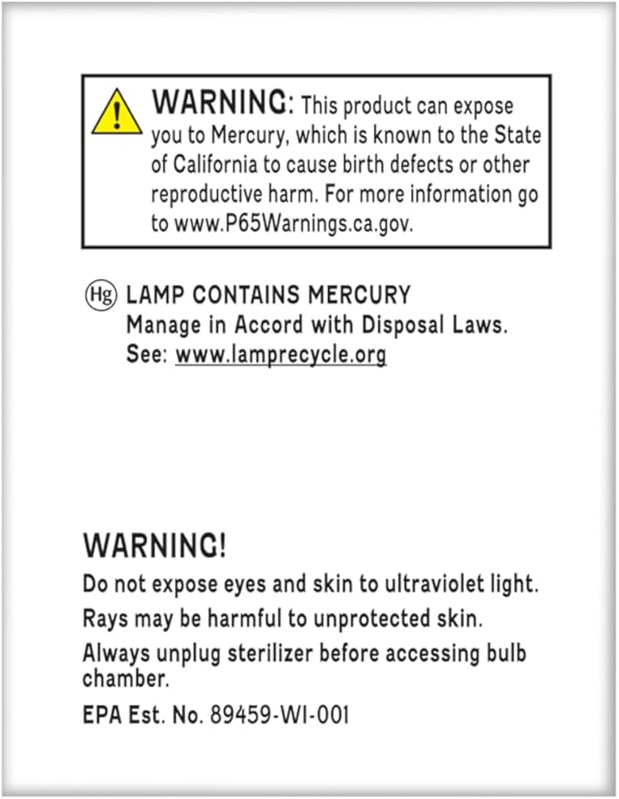 Coralife Biocube UV Sterilizer Lamp 5 Watts