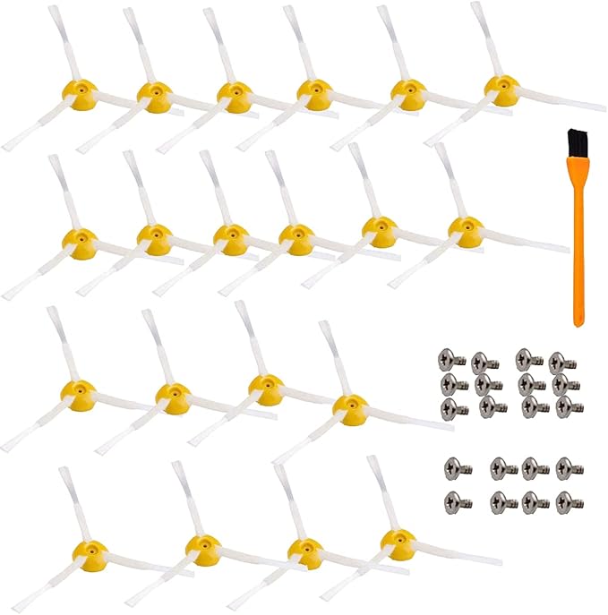 Replacement Brush Parts for i-Robot Roomba 981 980 960 860 870 877 880 890 891 895 805 Vacuum Cleaner, 20 Pieces Roomba 800 & 900 Series Side Brush Accessories - AquaVibe