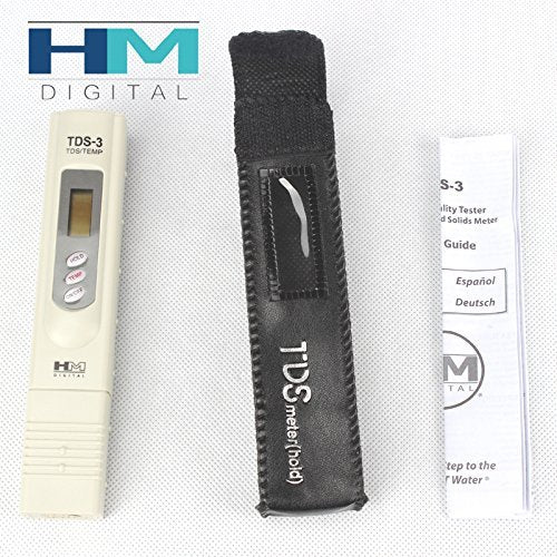 Watts Premier 273001 Digital Water Purifier Tester, Advanced Microprocessor Technology, LCD Screen, Measures TDS (Total Dissolved Solids) Range 0-9990 ppm (mg/L)
