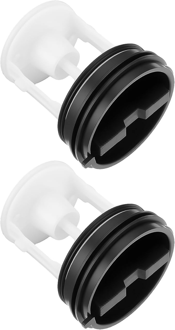 2pcs Washing Machine Drain Pump Filter Compatible with HOTPOINT Compatible with INDESIT - AquaVibe