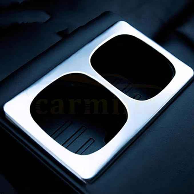 Car Stainless Steel Rear Water Cup Decorative Trim Cover Protection Sticker for Nissan Qashqai J11 2015 2016 2017 Acc