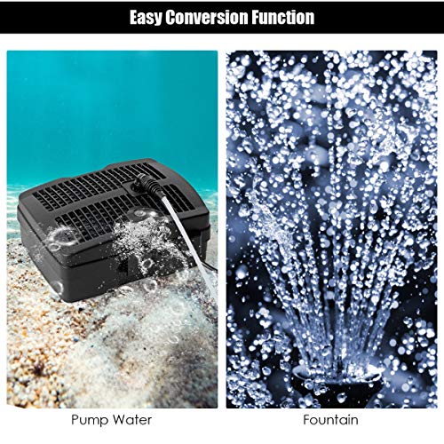 4 in 1 Submersible Pond Filter Pump