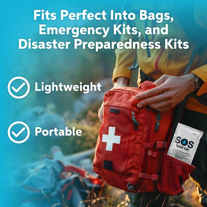 Emergency Water Pouches 2 Day Supply (12 Count)