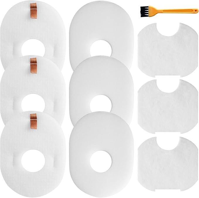 3 Post + 3 Foam & Felt Filters Kit Replacement for Shark Rocket HV292, HV300, HV300W, HV301, HV302, HV303, HV305, HV308, HV310, UV450 Replaces Part - AquaVibe