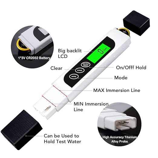 Digital TDS Meter, Hofun 3 in 1 TDS, EC & Temperature Meter, Accurate & Reliable PPM Meter, Water Testing kits for Drinking Water Quality, Tap, Well, Swimming Pool, Aquarium, RO/DI System, Hydroponics