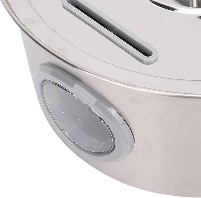 Luqeeg Stainless Steel Pets Water Fountain, 3.2l/108oz Quiet Drinking Fountains with Automatic Circulation System, Durable & Easy Cleaning, for Cats, Dogs, Multiple Pets Indoor