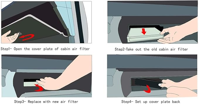 GF155 Cabin Air Filter for 2018-2023 Volvo XC60, 2016-2023 XC90, 2019-2023 S60,V60, 2017-2023 S90, 2018-2021 V90, 2020-2023 V60 Cross Country, 2017-2023 V90 Cross Country, 2020-2021 Polestar 1