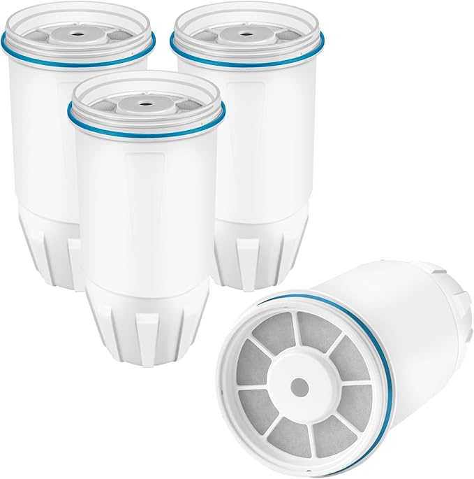 Upgraded Water Filter Replacement for ZERO Water Pitchers, 5-Multi-Stage Filter System Reduce Lead, Chromium, PFOA/PFOS and TDS, 4 pack by APPLIANCEMENTS